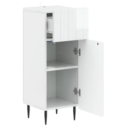 Bathroom Storage Cainet ZWOLLE High Gloss White