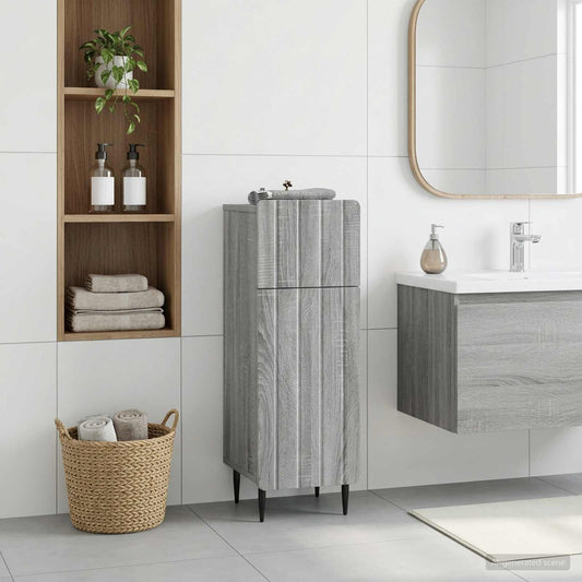 Bathroom Storage Cainet ZWOLLE Grey Sonoma 30 x 31 x 79.5 cm