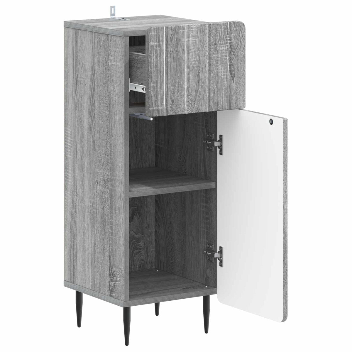 Bathroom Storage Cainet ZWOLLE Grey Sonoma 30 x 31 x 79.5 cm