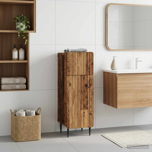 Bathroom Storage Cainet ZWOLLE Old Wood 30 x 31 x 79.5 cm