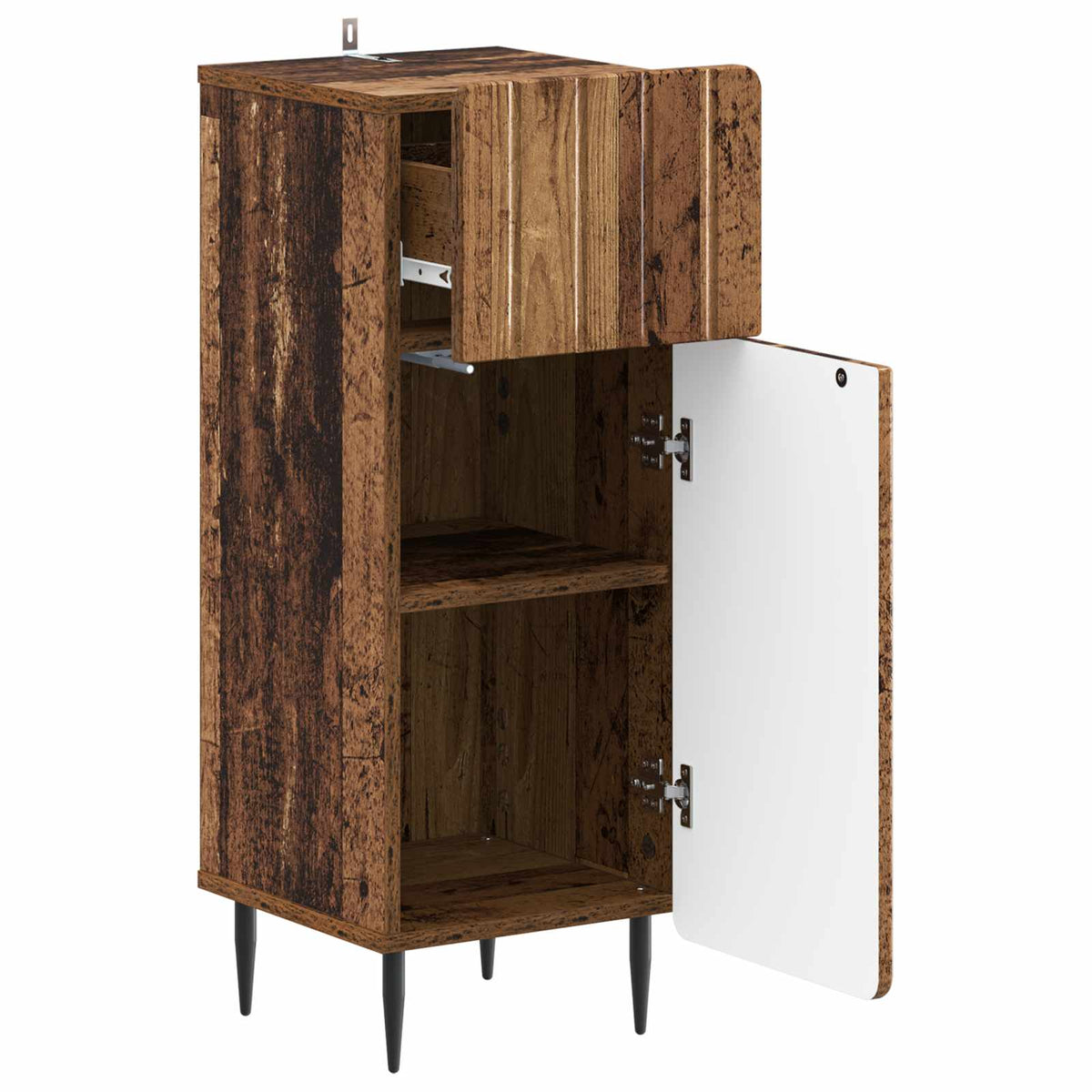 Bathroom Storage Cainet ZWOLLE Old Wood 30 x 31 x 79.5 cm