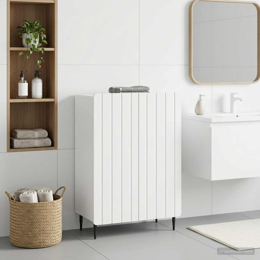 Bathroom Storage Cainet ZWOLLE White 59.5 x 31 x 79.5 cm