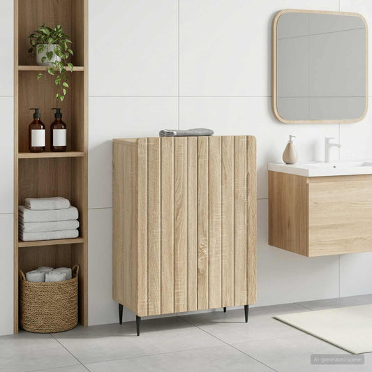 Bathroom Storage Cainet ZWOLLE Sonoma Oak 59.5 x 31 x 79.5 cm