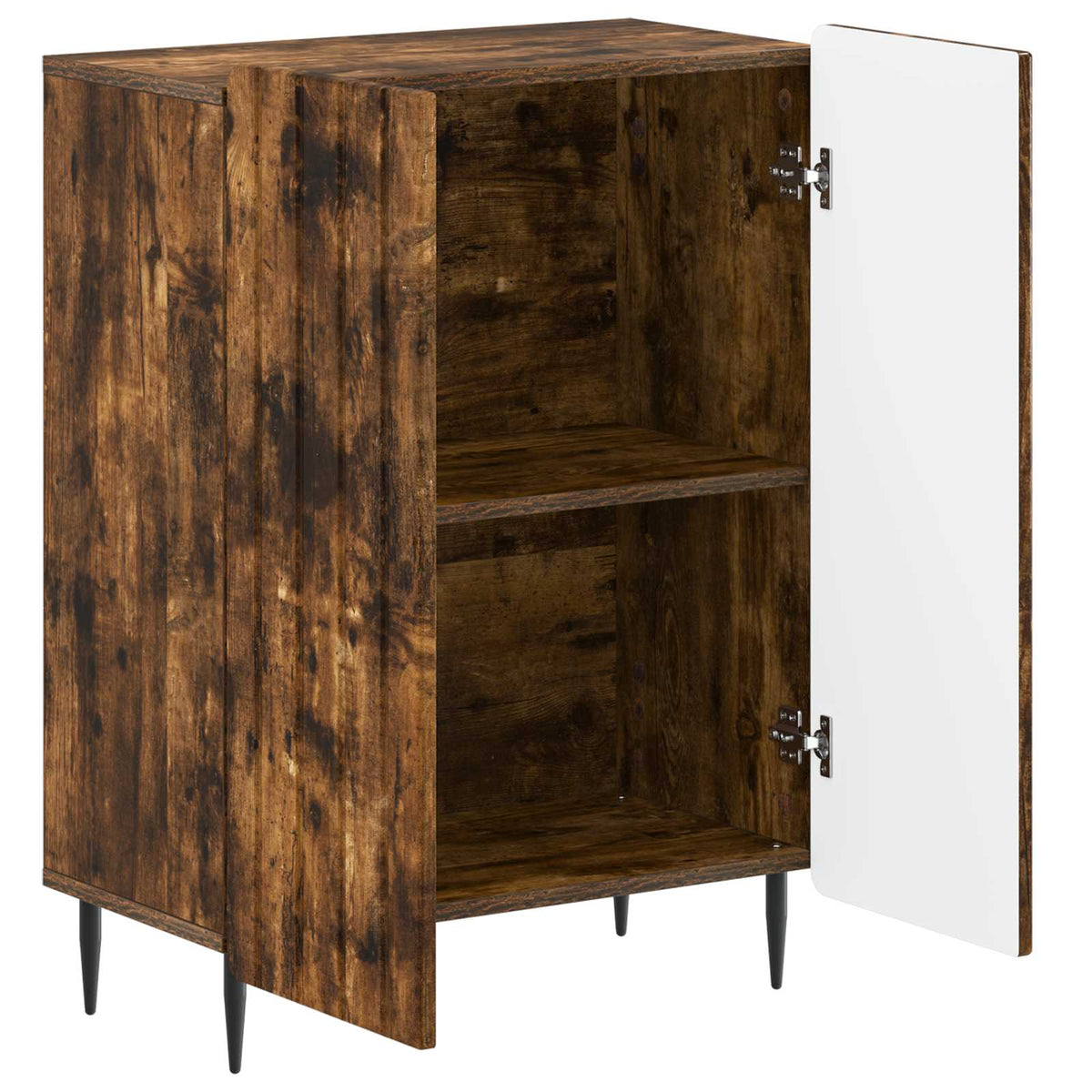 Bathroom Storage Cainet ZWOLLE Smoked Oak 59.5 x 31 x 79.5 cm