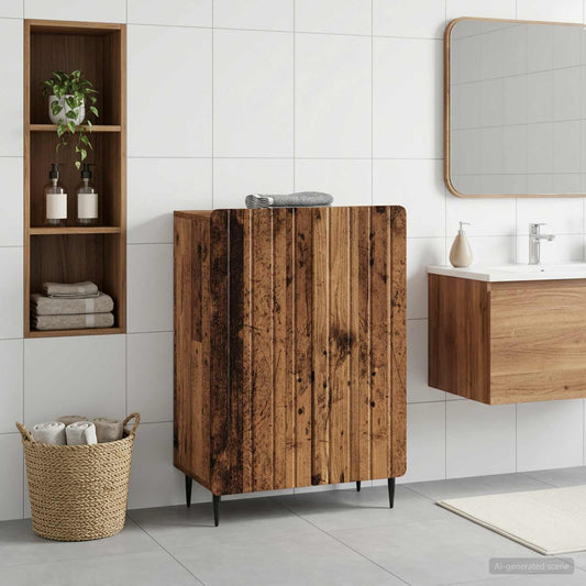Bathroom Storage Cainet ZWOLLE Old Wood 59.5 x 31 x 79.5 cm