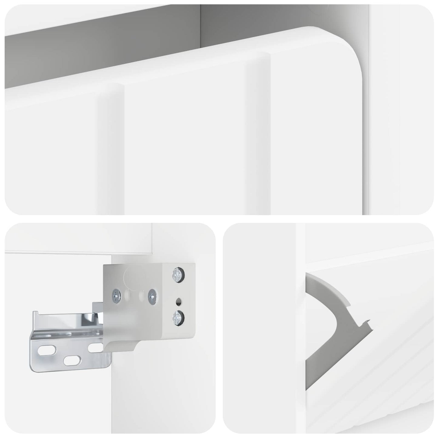 Wall-Mounted Shoe Cabinet ZWOLLE 71 x 17 x 43 cm White