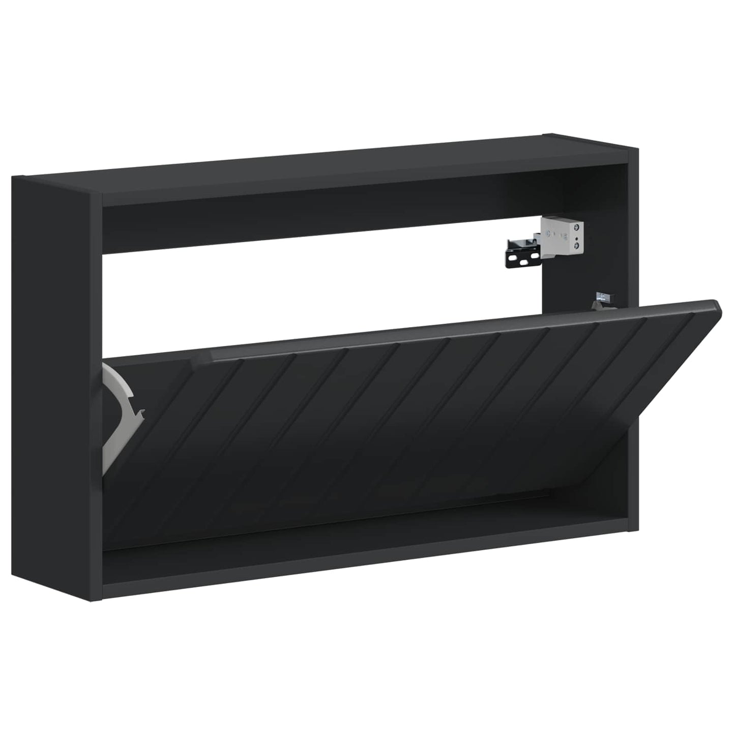 Wall-Mounted Shoe Cabinet ZWOLLE 71 x 17 x 43 cm Black