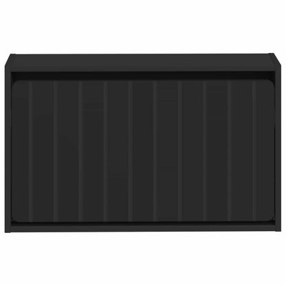 Wall-Mounted Shoe Cabinet ZWOLLE 71 x 17 x 43 cm Black