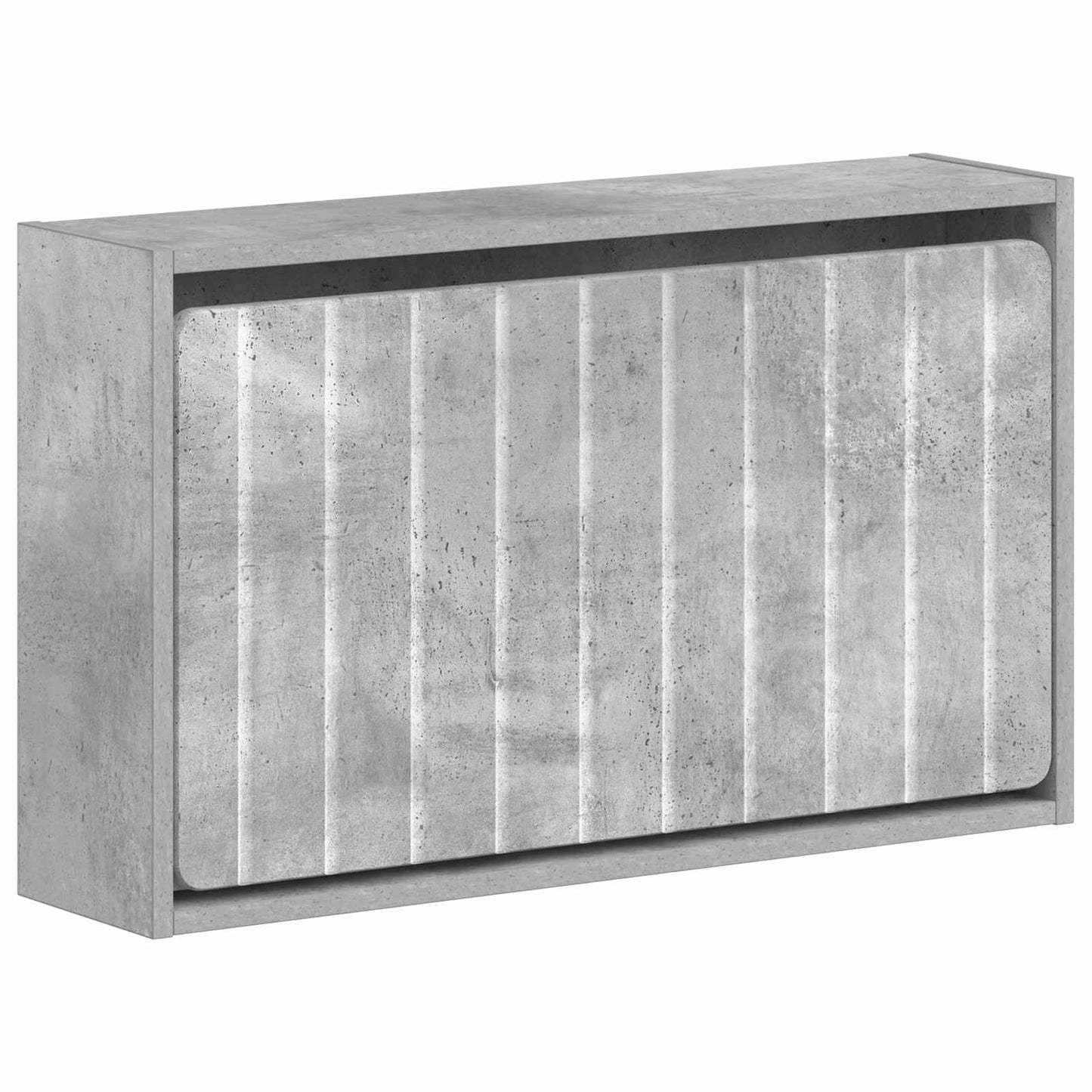 Wall-Mounted Shoe Cabinet ZWOLLE 71 x 17 x 43 cm Concrete Grey
