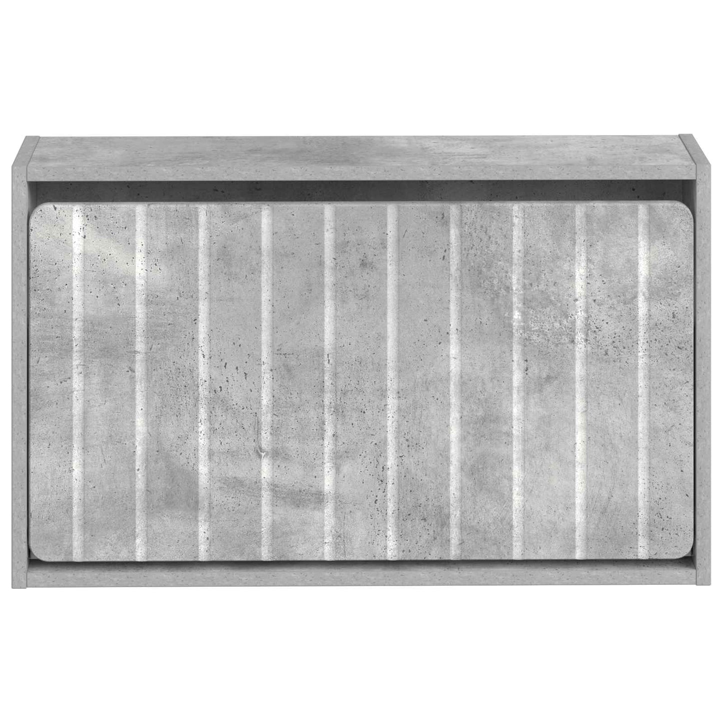 Wall-Mounted Shoe Cabinet ZWOLLE 71 x 17 x 43 cm Concrete Grey