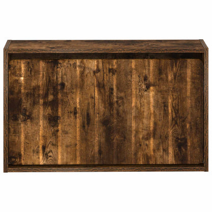 Wall-Mounted Shoe Cabinet ZWOLLE 71 x 17 x 43 cm Smoked Oak