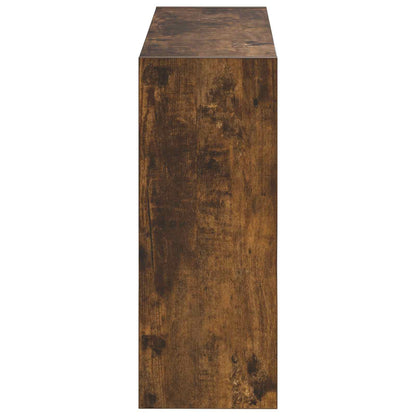 Wall-Mounted Shoe Cabinet ZWOLLE 71 x 17 x 43 cm Smoked Oak