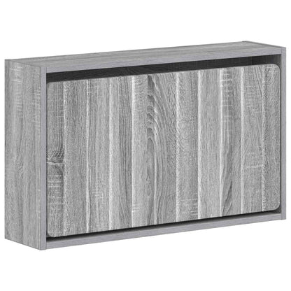 Wall-Mounted Shoe Cabinet ZWOLLE 71 x 17 x 43 cm Grey Sonoma