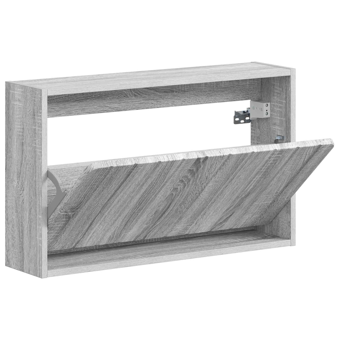 Wall-Mounted Shoe Cabinet ZWOLLE 71 x 17 x 43 cm Grey Sonoma