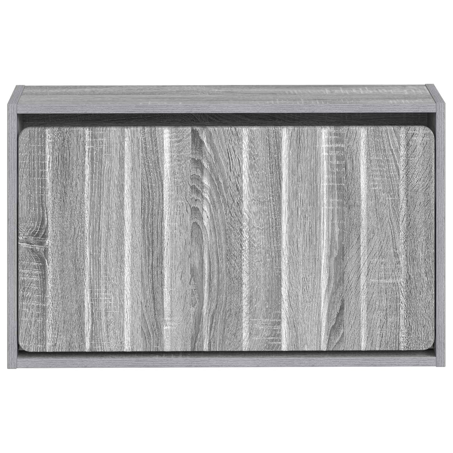 Wall-Mounted Shoe Cabinet ZWOLLE 71 x 17 x 43 cm Grey Sonoma