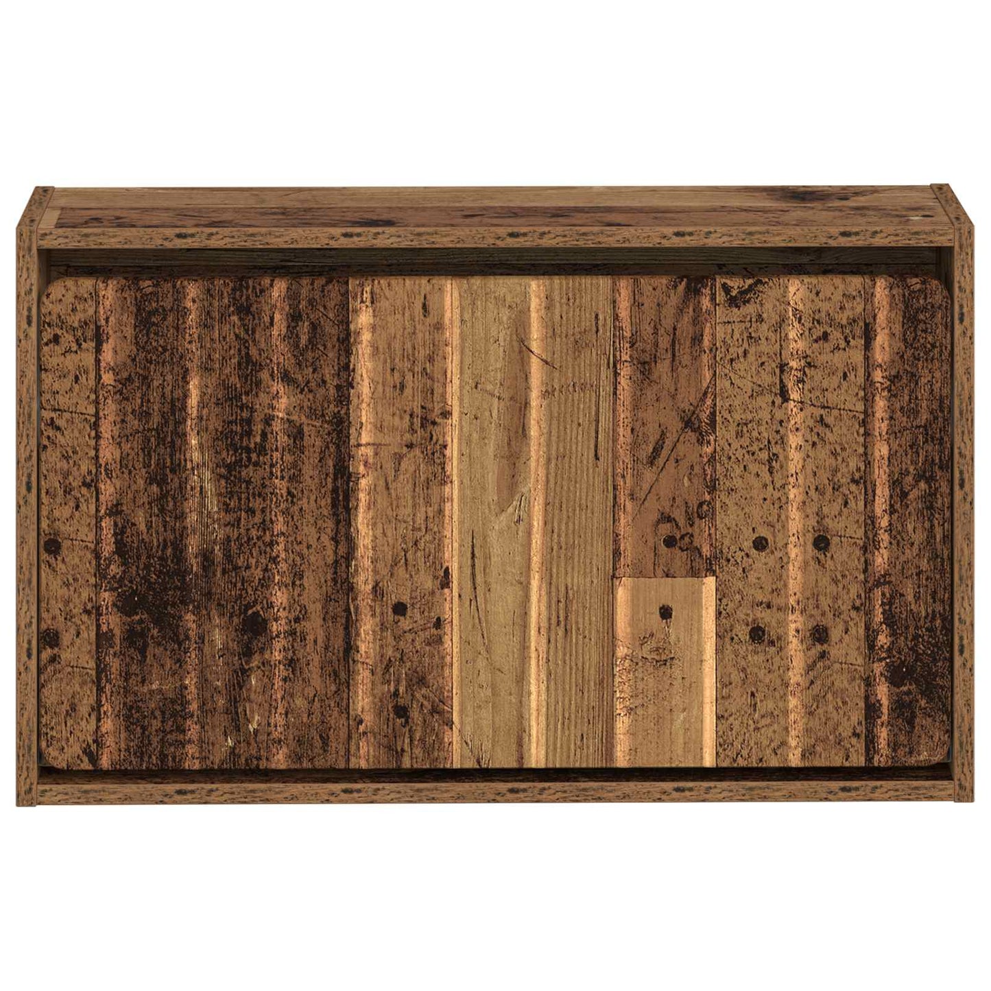 Wall-Mounted Shoe Cabinet ZWOLLE 71 x 17 x 43 cm Old Wood