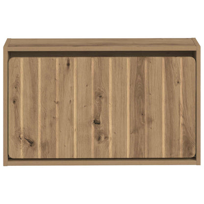 Wall-Mounted Shoe Cabinet ZWOLLE 71 x 17 x 43 cm Artisan Oak