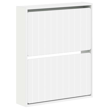 Wall-Mounted Shoe Cabinet ZWOLLE 71 x 17 x 86 cm White