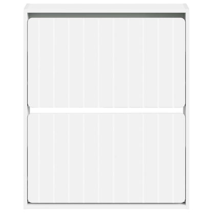 Wall-Mounted Shoe Cabinet ZWOLLE 71 x 17 x 86 cm White