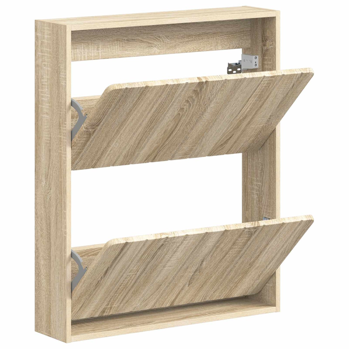 Wall-Mounted Shoe Cabinet ZWOLLE 71 x 17 x 86 cm Sonoma Oak