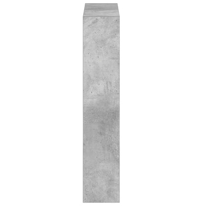 Wall-Mounted Shoe Cabinet ZWOLLE 71 x 17 x 86 cm Concrete Grey