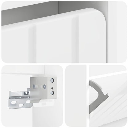 Wall-Mounted Shoe Cabinet ZWOLLE 71 x 17 x 86 cm