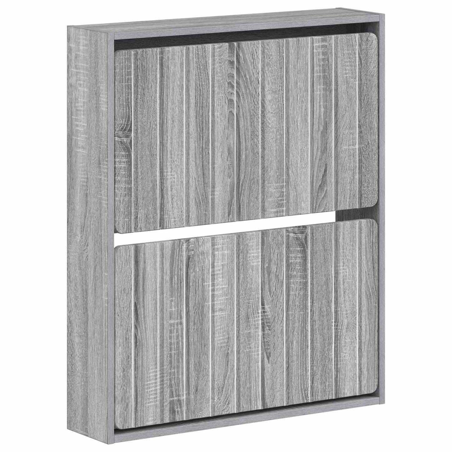 Wall-Mounted Shoe Cabinet ZWOLLE 71 x 17 x 86 cm Grey Sonoma