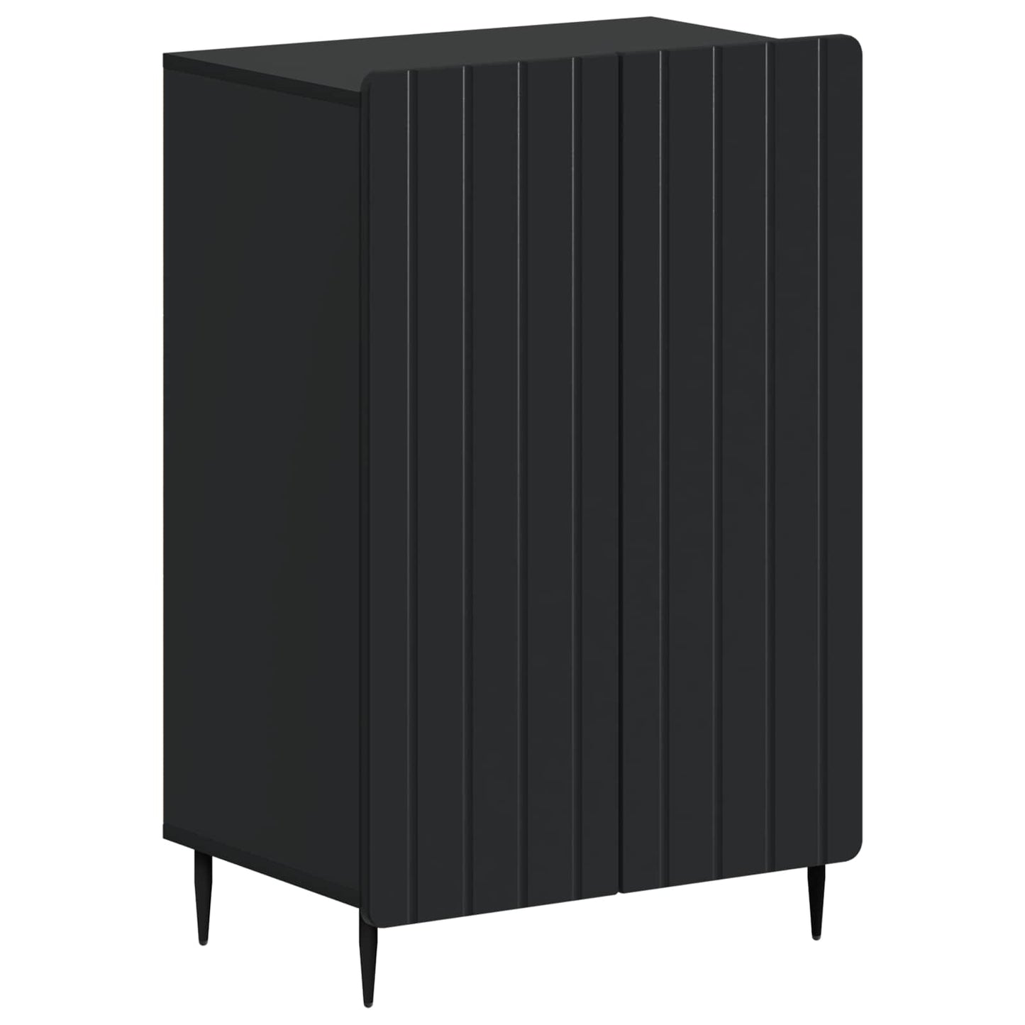 Shoe Cabinet ZWOLLE 59.5 x 39.5 x 91.5 cm Engineered Wood Black