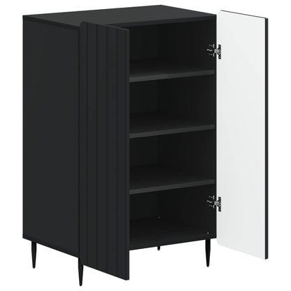 Shoe Cabinet ZWOLLE 59.5 x 39.5 x 91.5 cm Engineered Wood Black