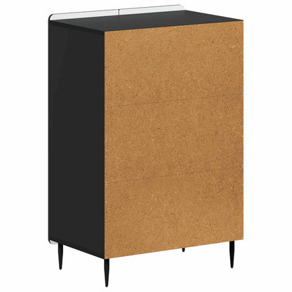 Shoe Cabinet ZWOLLE 59.5 x 39.5 x 91.5 cm Engineered Wood Black