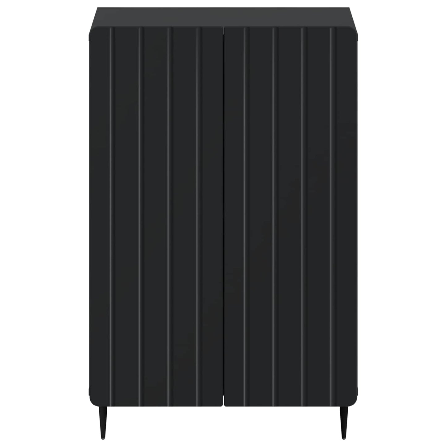 Shoe Cabinet ZWOLLE 59.5 x 39.5 x 91.5 cm Engineered Wood Black