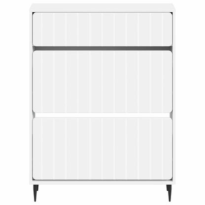 Shoe Cabinet ZWOLLE 78 x 24 x 103 cm Engineered Wood White