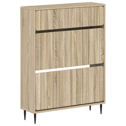 Shoe Cabinet ZWOLLE 78 x 24 x 103 cm Engineered Wood Sonoma Oak