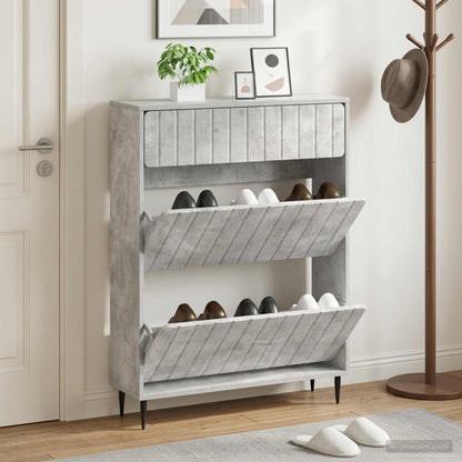 Shoe Cabinet ZWOLLE 78 x 24 x 103 cm Engineered Wood