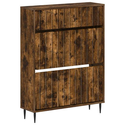 Shoe Cabinet ZWOLLE 78 x 24 x 103 cm Engineered Wood Smoked Oak