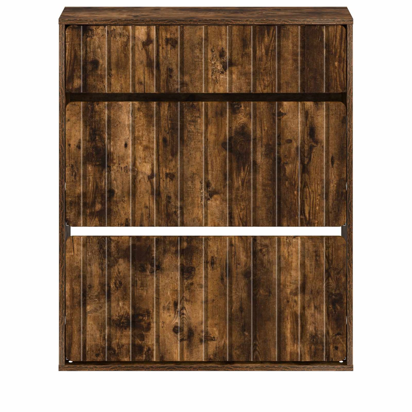 Shoe Cabinet ZWOLLE 78 x 24 x 103 cm Engineered Wood Smoked Oak