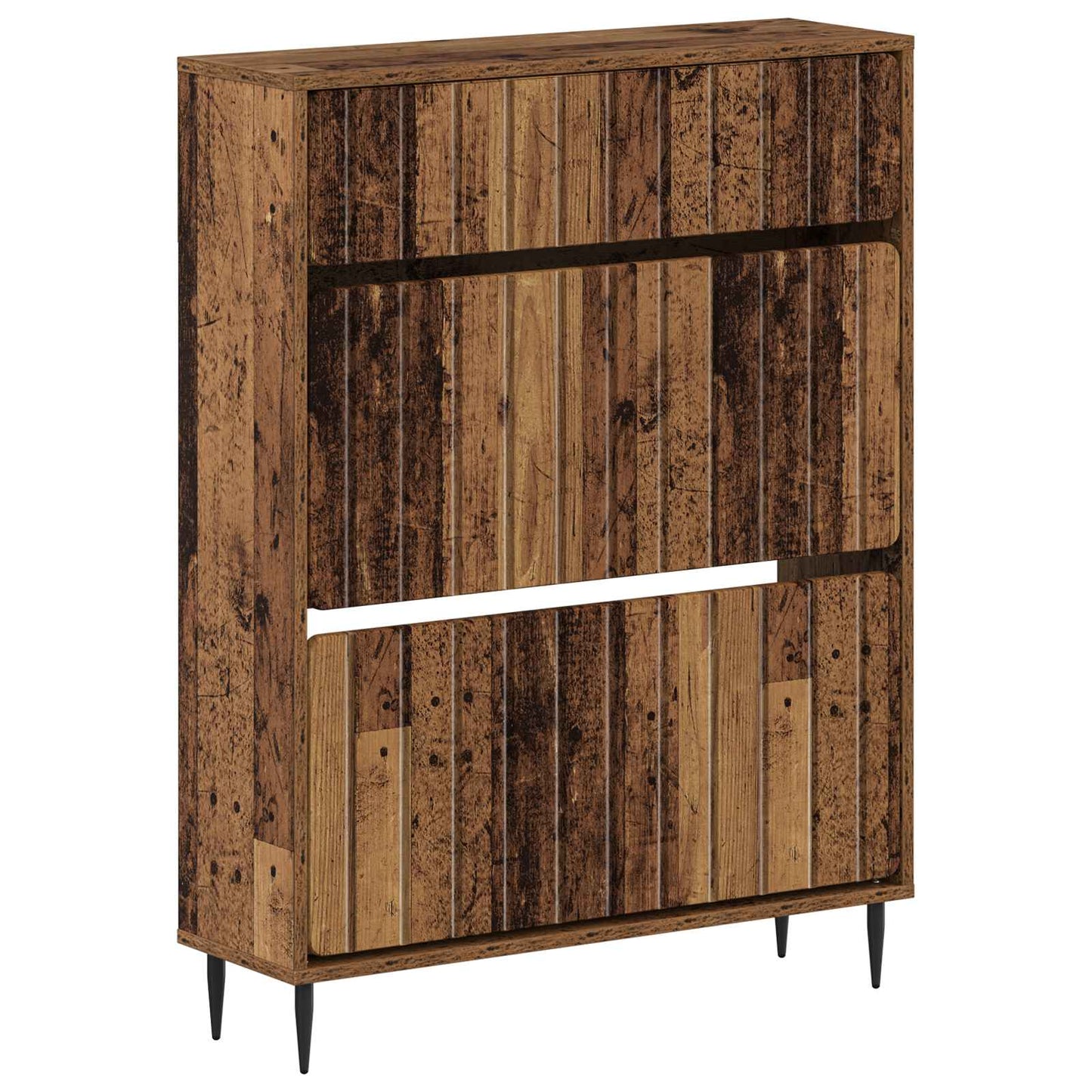 Shoe Cabinet ZWOLLE 78 x 24 x 103 cm Engineered Wood Old Wood