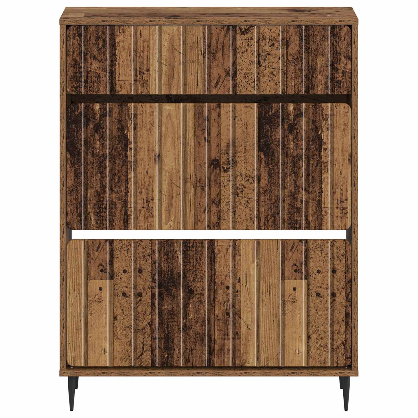 Shoe Cabinet ZWOLLE 78 x 24 x 103 cm Engineered Wood Old Wood