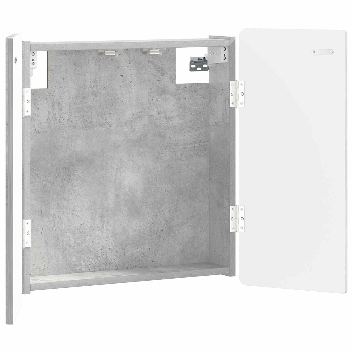 Dartboard Cabinet ZWOLLE Concrete Grey 52.5 x 10.5 x 57.5 cm