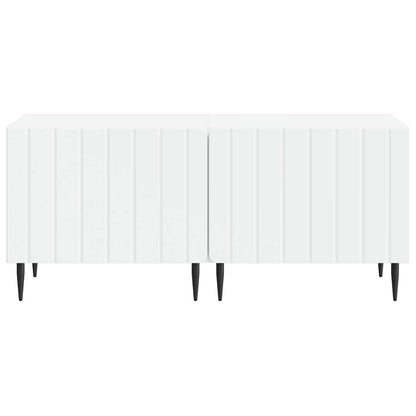 TV Cabinet White Engineered Wood