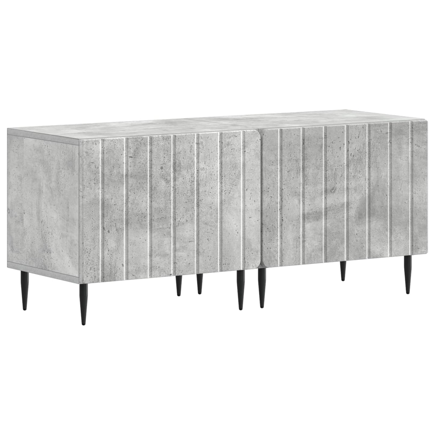 TV Cabinet Concrete Grey Engineered Wood