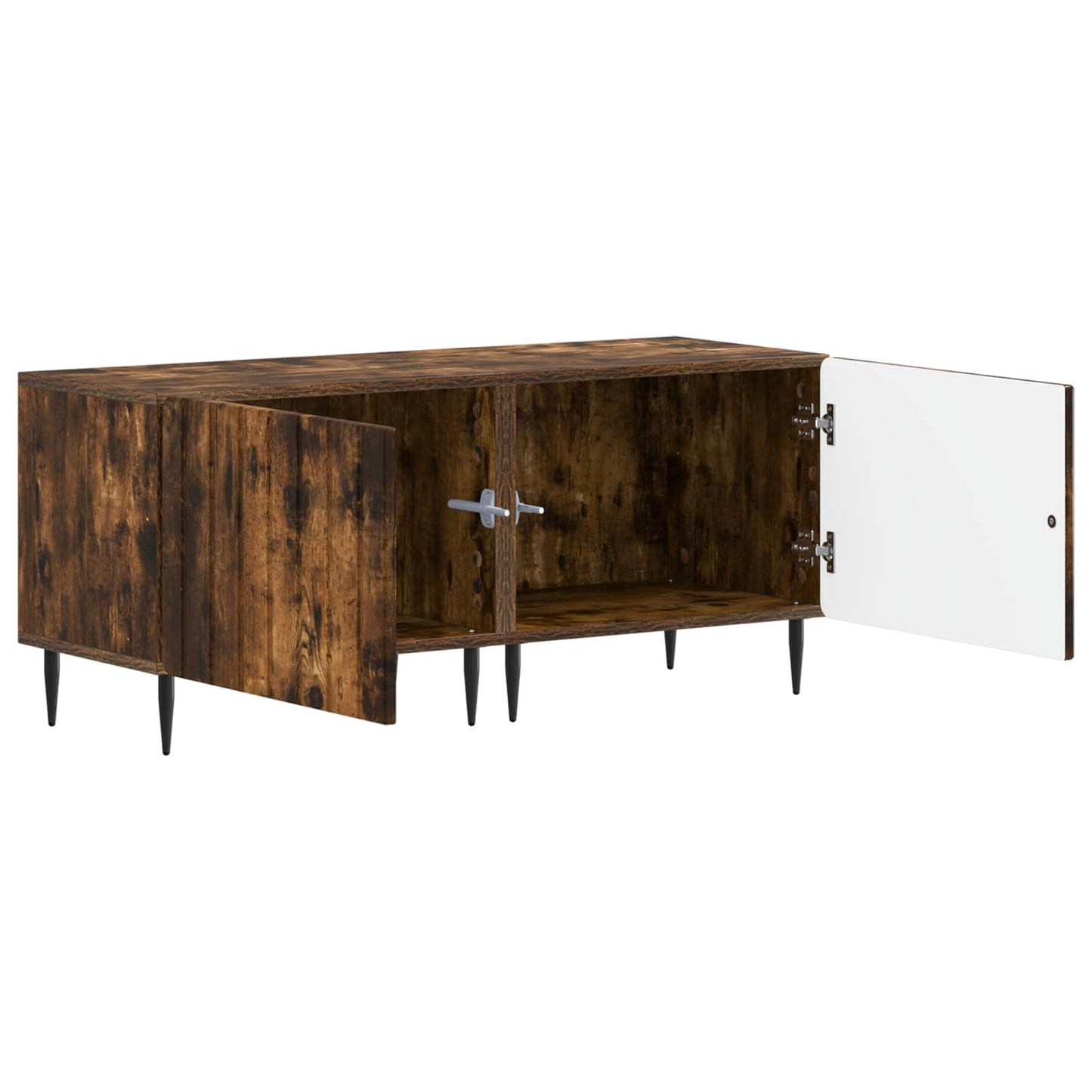 TV Cabinet Smoked Oak Engineered Wood