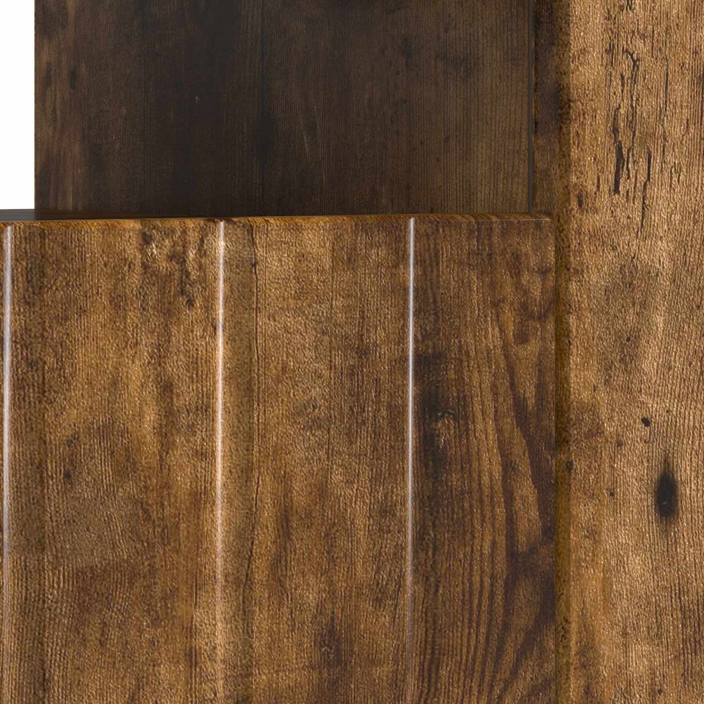 LED TV Cabinet ZWOLLE Smoked Oak Engineered Wood
