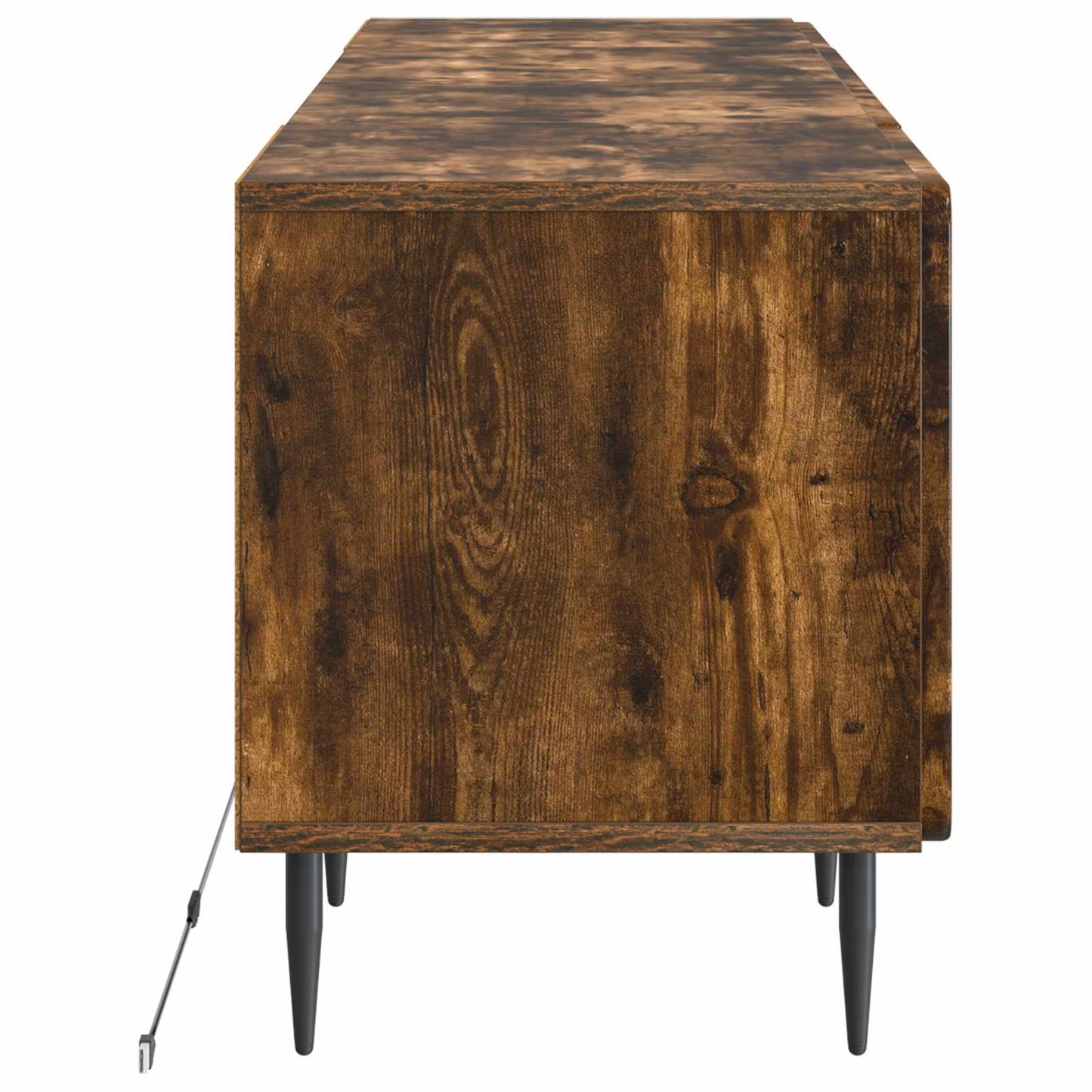 LED TV Cabinet ZWOLLE Smoked Oak Engineered Wood