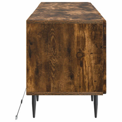 LED TV Cabinet ZWOLLE Smoked Oak Engineered Wood