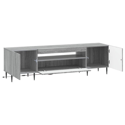 LED TV Cabinet Grey Sonoma Engineered Wood