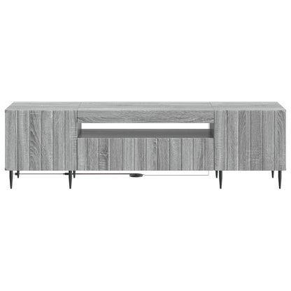 LED TV Cabinet Grey Sonoma Engineered Wood