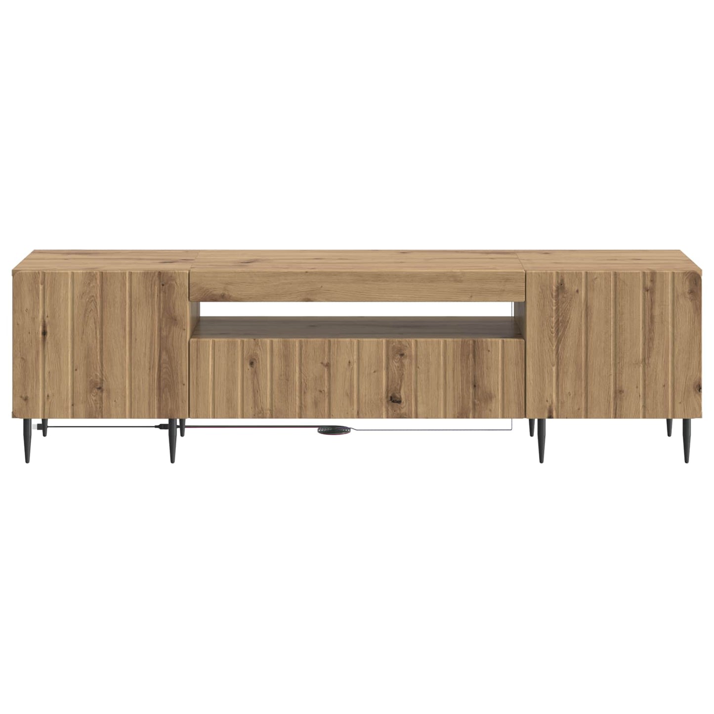 LED TV Cabinet Artisan Oak Engineered Wood