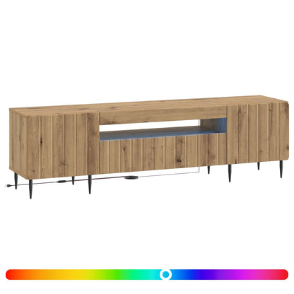 LED TV Cabinet Artisan Oak Engineered Wood