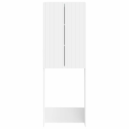 Toilet Cabinet ZWOLLE White 66 x 25.5 x 190 cm Engineered Wood